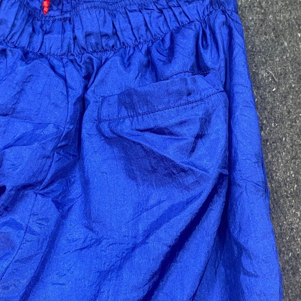 Champion Retro Sportswear Mens M Blue Nylon Windbreaker‎ Track Pants